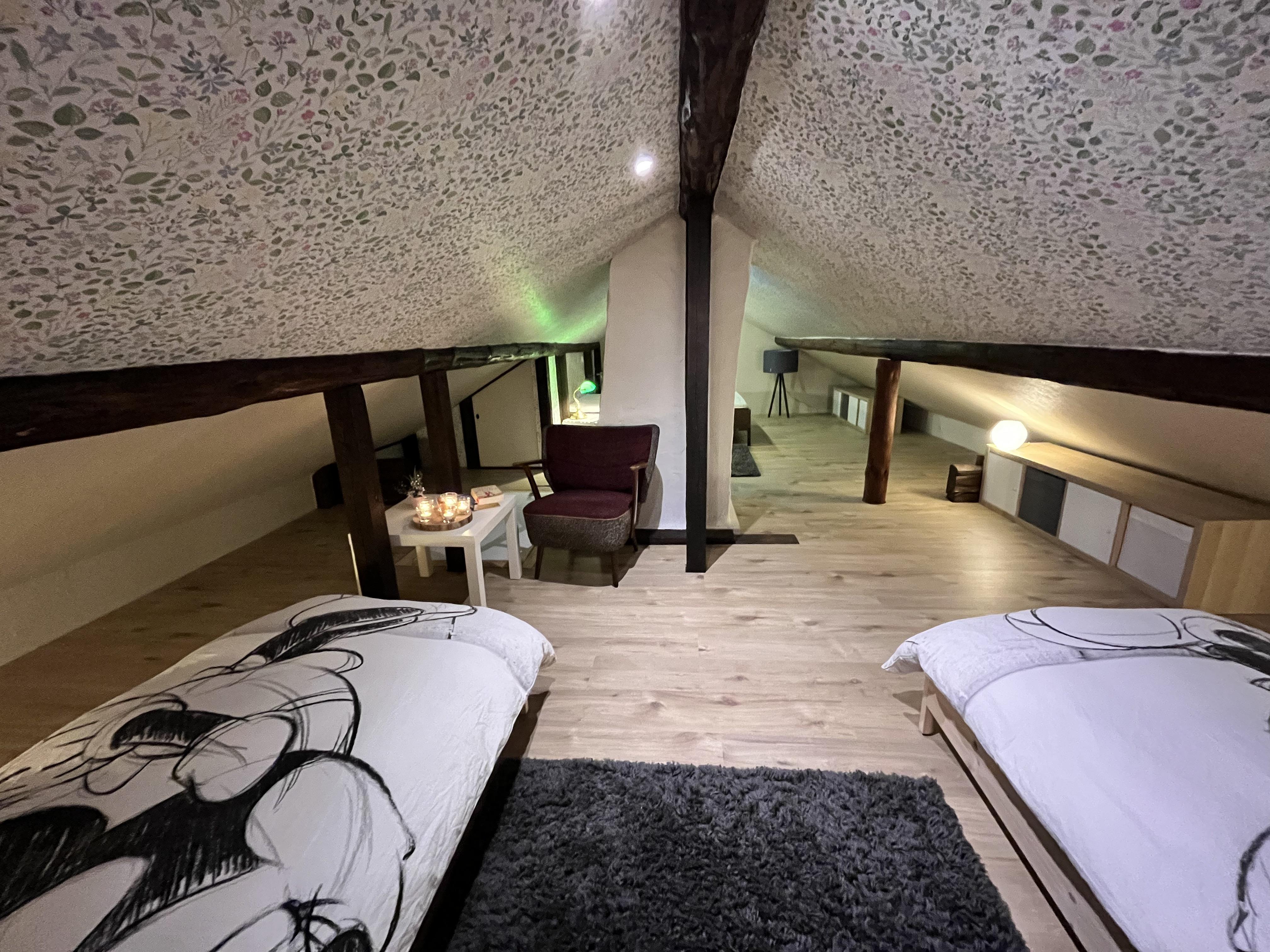 Schlafbereich Ferienhaus Skålviken